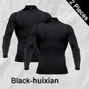 Men Workout Long Sleeve T- shirt Spring Autumn Gym Running Sport Men's T-shirts Fitness Sportswear Outdoor Tops For Men Clothes