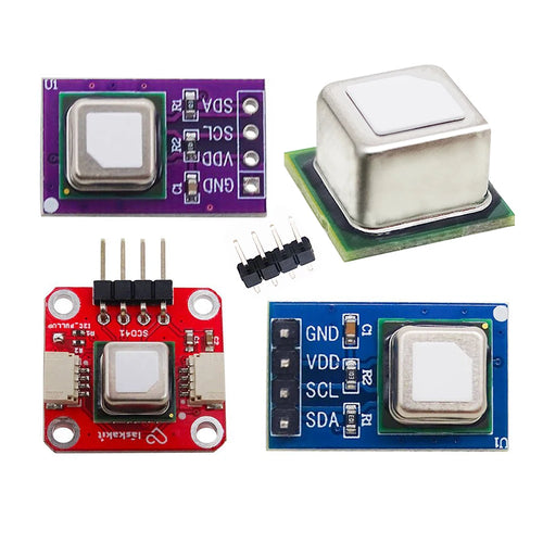 SCD40/SCD41 Gas Sensor Module Detects CO2, Carbon Dioxide, Temperature and Humidity In One Sensor I2C Communication