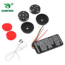 Universal Wireless Steering Wheel Multi Function button Bilateral Car Multi-function Switch Round Buttons Car Tuning Parts