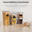 24Pcs Food Storage Containers 12 Boxes 12 Lids Airtight Pantry Organizer Kitchen Accessories Gadgets Tools Home Flour Sugar