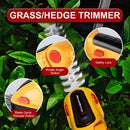 NEWBENY 2 IN 1 Electric Hedge Trimmer Handheld Cordless Lawn Mower Pruning Scissors Garden Power Tool For Makita Battery Pin