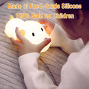 Silicone LED Axolotl  Night Light animallamp Touch Sensor Axolotl Night Lamp Children Kid Bedside Bedroom Decor Birthday Gifts