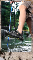 New Men Sandals Summer Casual Beach Shoes Breathable Anti-Slip Slip on Flat Sandals Male Outdoor Walking Slippers Comfortable