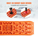 SucceBuy 10TON Traction Boards with PP Recovery Boards for Off-road Vehicles/Cars/Pickups/SUVs/RVs Pair Tire Traction Mats