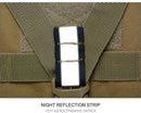 Tactical backpacks and emergency backpacks with modular loading systems, featuring reflective strips, suitable for daily use.