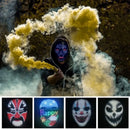 蓝牙APP控制智能LED面罩 可编程换脸 DIY照片 派对显示LED灯面罩 适用于万圣节