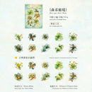 20pcs/lot Kawaii Stationery Stickers  A Poem of Flowers Junk journaling stickers Planner Decorative Mobile Scrapbooking Supplies