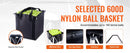 The Rally Caddy | Foldable 180-Ball Tennis Cart with Wheels