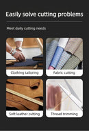 The Savile | 10-Inch Forged Stainless Tailor Shears — Professional Fabric & Leather