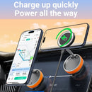 The MagDock | 15W Foldable Magnetic Wireless Car Charger for iPhone & Android