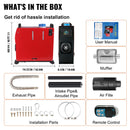 The Arctic Nomad | 5KW 12V Diesel Air Heater with Digital Monitor for Trucks, Vans & Boats