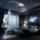 New Mini USB Plug-in Galaxy Star Projector Night Light 360° Rotatable Nebula Aurora Starry Sky Projector Light For Bedroom Decor