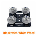 1set 3D Printer Parts Opensource V Gantry Plat Set Special Slide Plate Pulley For 2020 /2040 V-slot Aluminum Profiles Wheels