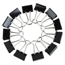 Metal Binder Clips Assorted Sizes File Classification Tail Clip Stable Paper Clip for Business Office School Family Supplies