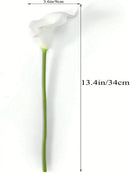 Real Touch Calla Lily Artificial Flowers, Flower Arrangement In Vase Home Decorations DIY Wedding Bouquet , Party Wedding Decorations