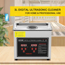VEVOR 2L 3L 6L 10L 22L 30L 超声波清洗机 不锈钢便携式加热清洗器 超声波家用电器
