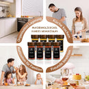 The Apothecary Set | 120ml Glass Spice Jars with Acacia Wood Lids, 12/24-Piece