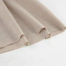 Cotton Linen Suspender Dress Spring and Summer Women's Beach Style Fake Casual Loose Soft Ruffled Edge A-line Suspender Dress