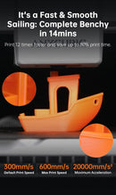 The Stratum X | ANYCUBIC Kobra X 600 mm/s Multi-Color FDM 3D Printer