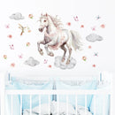 The Cirrus Gallery | Watercolor Cloud Horse Wall Decal Art