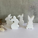 Easter Bunny silicone mold Bunny plaster Aromatherapy candle mold Easter mold