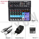 TEYUN Customized Professional 8 6 4 Channel Professional Portable Digital Mixer Mobile Phone Live Computer Recording Audio Mixer