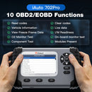 VIDENT iAuto702Pro OBD2汽车诊断仪 ABS SRS 发动机汽车代码读取器 汽车诊断工具 39复位支持 CAN FD DOIP 免费更新