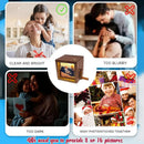 8/16pcs Customized Flip Book 2025 Valentine's Day Gift Glow Decoration Turning Book Home Machine Night Light Photo Custom W9R2