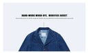 New Spring And Autumn Indigo Jacket Handmade Plant Indigo Jacket Casual Suit Jacket Retro French Workwear