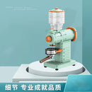 现代咖啡机积木面包机益智拼装玩具摆件复古怀旧