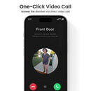 AOSU 3MP Wireless Doorbell Video Intercom Outdoor 2.4G Wi-Fi Smart Doorbell with Chime Human Detection Support Alexa Door Bell