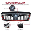 Front Grill for 2014-2018 Subaru Forester Gloss Black with Red Line