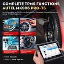 Autel MaxiCOM MK906 Pro-TS Full TPMS Car Diagnostic Scanner Tpms Sensor Programmer CAN FD DoIP ECU Coding Tools PK MK906PRO