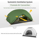 Naturehike Mongar 2 Person Tent 20D Nylon 210T Waterproof Ultralight Camping Hiking Tent with Mat Backpacking Travel Tent