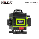 HIlDA 4D Ultra Strong Green Laser Beamline Self Leveling Laser Level with 16 Lines and 360 Horizontal and Vertical Intersections