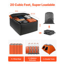 SucceBuy Car Rooftop Cargo Carrier Bag 20/23 Cubic Feet Roof Cargo Carrier 840D PVC Waterproof Car Roof Luggage Bag for  Vehicle