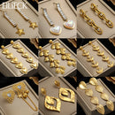 EILIECK 316L不锈钢镀金长款流苏耳坠女时尚潮流耳饰结婚礼物