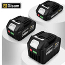 Gisam 充电电池 22500毫安 15000毫安 锂离子电池 198VF 398VF 928VF 锂离子电池 适用于牧田18v电池引脚