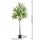Artificial Olive Tree 4/5/6 FT Tall Artificial Plant With Fruit Halloween Christmas Decorations Olive Tree with Pot Room Decor