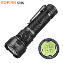 Sofirn SR15 4500LM 手电筒 SFT25R 大功率LED灯 21700 USB C 可充电放电手电筒