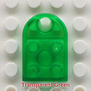 50pcs DIY Building Blocks 3176 Brick Heart Necklace/Key Ring Toys 2x 3 Heart-shaped Multicolor Educational Toy Gift for Children