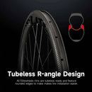 ELITEWHEELS 700c 公路碳纤维轮组 UD表面处理 UCI品质碳圈 真空胎兼容 Pillar 辐条帽 1423辐条 竞赛轮组