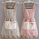 2pcs Canvas Apron for Women Home Kitchen Cooking Breathable Wear Apron Home Accessories