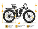 The Dominion | 5000W Dual-Motor Electric Bike 52V 23Ah 100-Mile Range