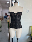 The Échappée | Lace-Up Strapless Corset Top — Summer 2026