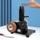 Electric Mini Belt Sander DIY 350W for Knife Making Upgrade Knife Sharpening with 10PCS Abrasive Belt