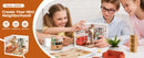 Robotime 3D Puzzle Super Store Cozy Living Lounge Plastic DIY Miniature House Kit LED Building Blocks for Adults Women
