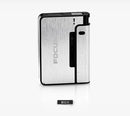 Portable Automatic Cigarette Case Metal Cigarette Boxes 10PCS Cigarette Holder Case Not Lighter Gadget For Men Christmas Gifts