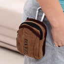 Men Casual Canvas Waist Pack Portable Vintage Coin Purse With Hook Hunting Slingshot Accessory Bag Tactical pack