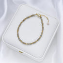 3MM Naturnal Stone Beads Bracelets For Women on Hand Luxury Jewelry Sets  Wholesale Bangle  Party Gift Tourmaline  Handwork